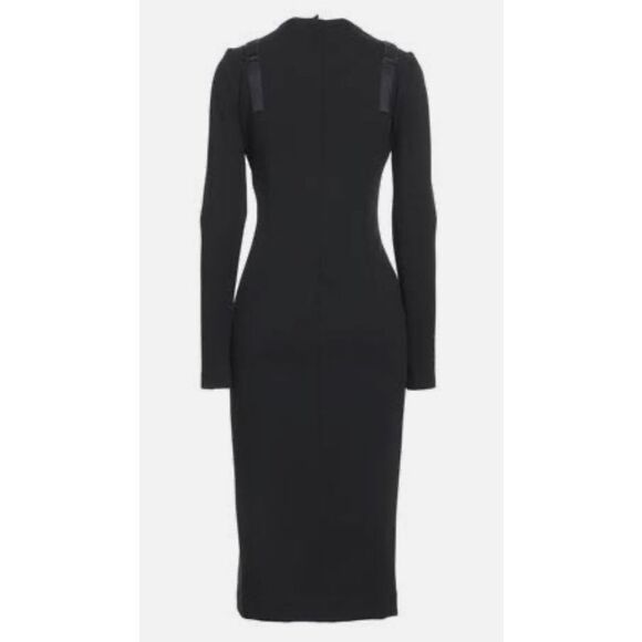 Dolce & Gabbana Black Midi Sheath Dress Made in Italy NWOT Size 36/0 - Picture 11 of 12